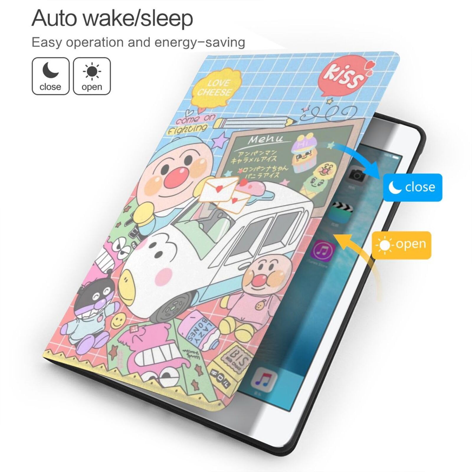 Amazon.co.jp: iPad 10.2 用 ケース アンパンマン iPad 第9/8/7世代 
