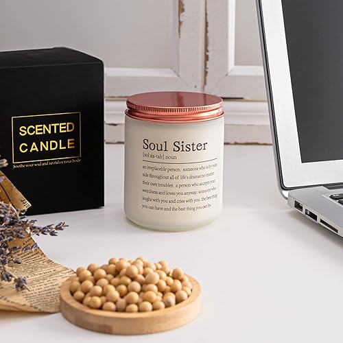 Miniatura 2 de Vela perfumada  Regalos para hermanas del alma para mujeres, regalos divertidos para hermanas de hermana, vela para hermana, Navidad, regalos de
