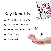 Vista 2 de Force Factor Total Beets - Masticables suaves con remolacha, nitratos, L-citrulina, extracto de semilla de uva y antioxidantes, suplemento