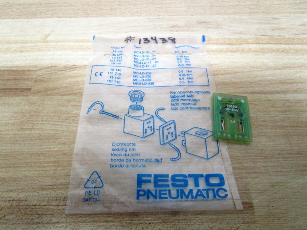 Festo 19143 MF-LD-12-24DC Illuminating Seal