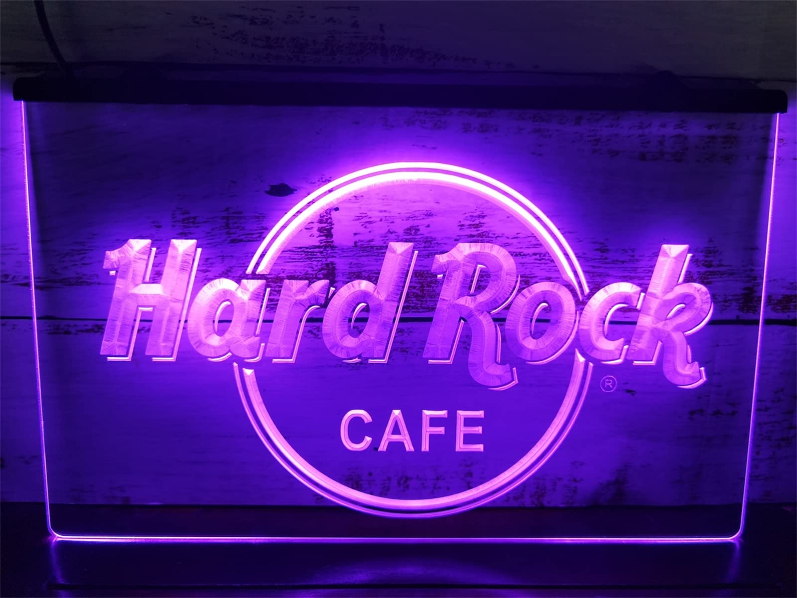 Amazon.co.jp: ハードロック LED ネオン ライト サイン ハード