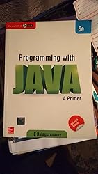 Programming with Java: A Primer eBook : Balagurusamy, E: Amazon.in ...