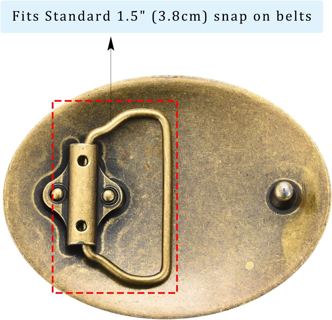 Western Riding Horse Belt Buckle for Men Women│Texas Rodeo Christmas Halloween Belt Buckles Gifts - Image 3