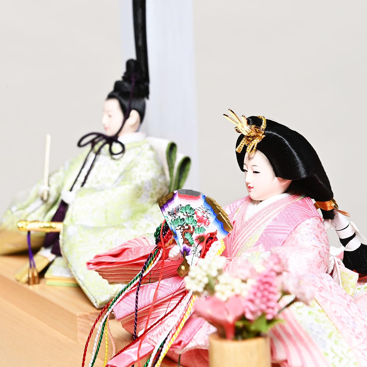 Amazon | 【雛人形 五人飾】【雛人形】京十番親王：詩乃雛：平安優香作