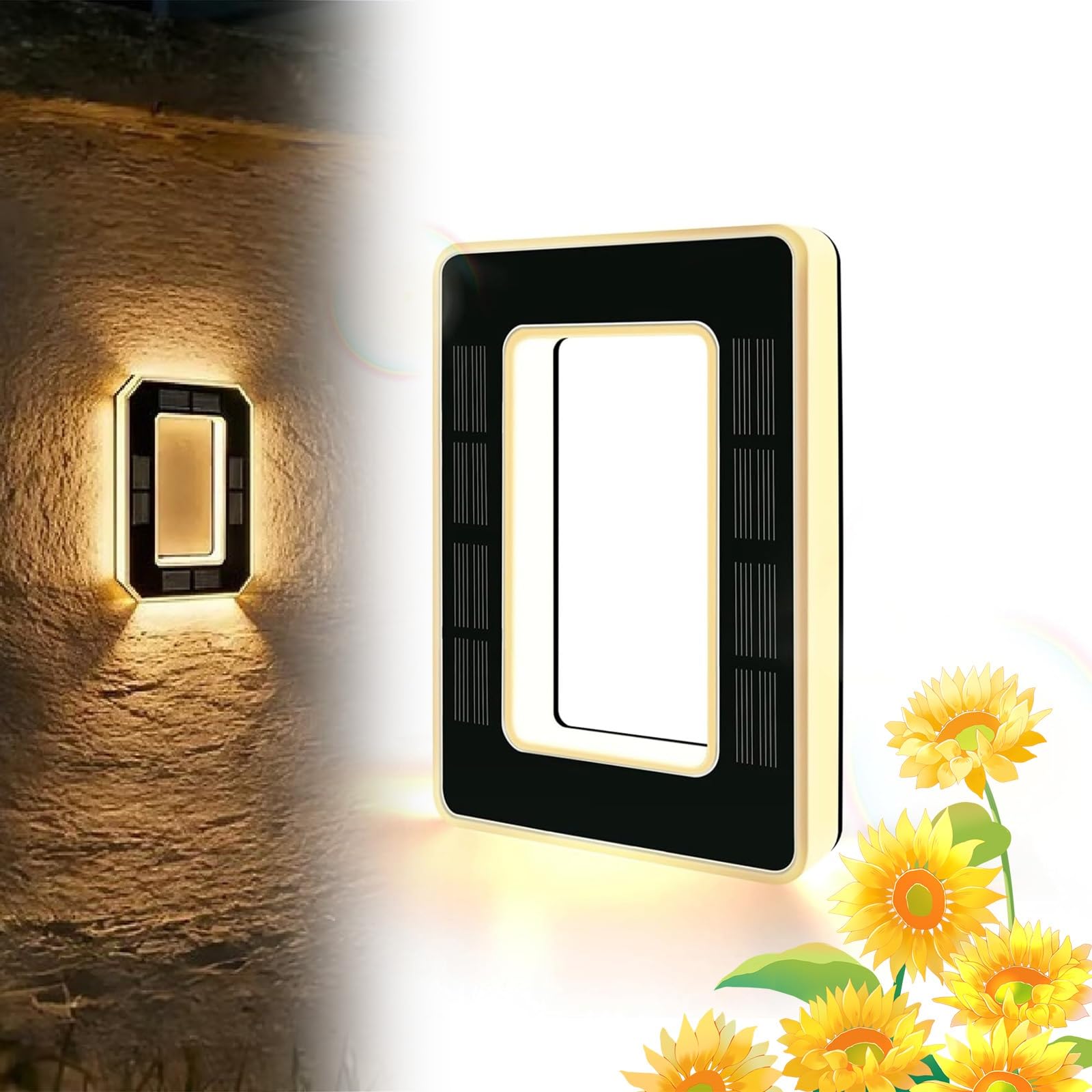 Solar Lighted House Numbers for Outside, 9 Inch Solar Lighted House Numbers for Outside, Large Personalized Illuminated Exterior Modern House Numbers Light (4.7inch,0)