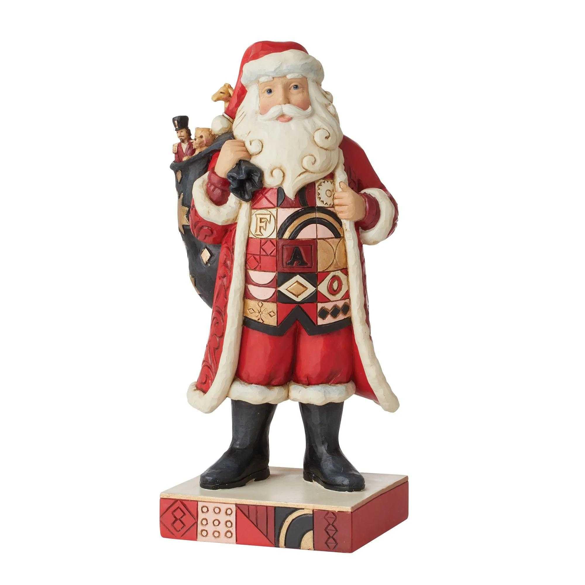 Weihnachtsmann mit FAO Spielzeugtasche