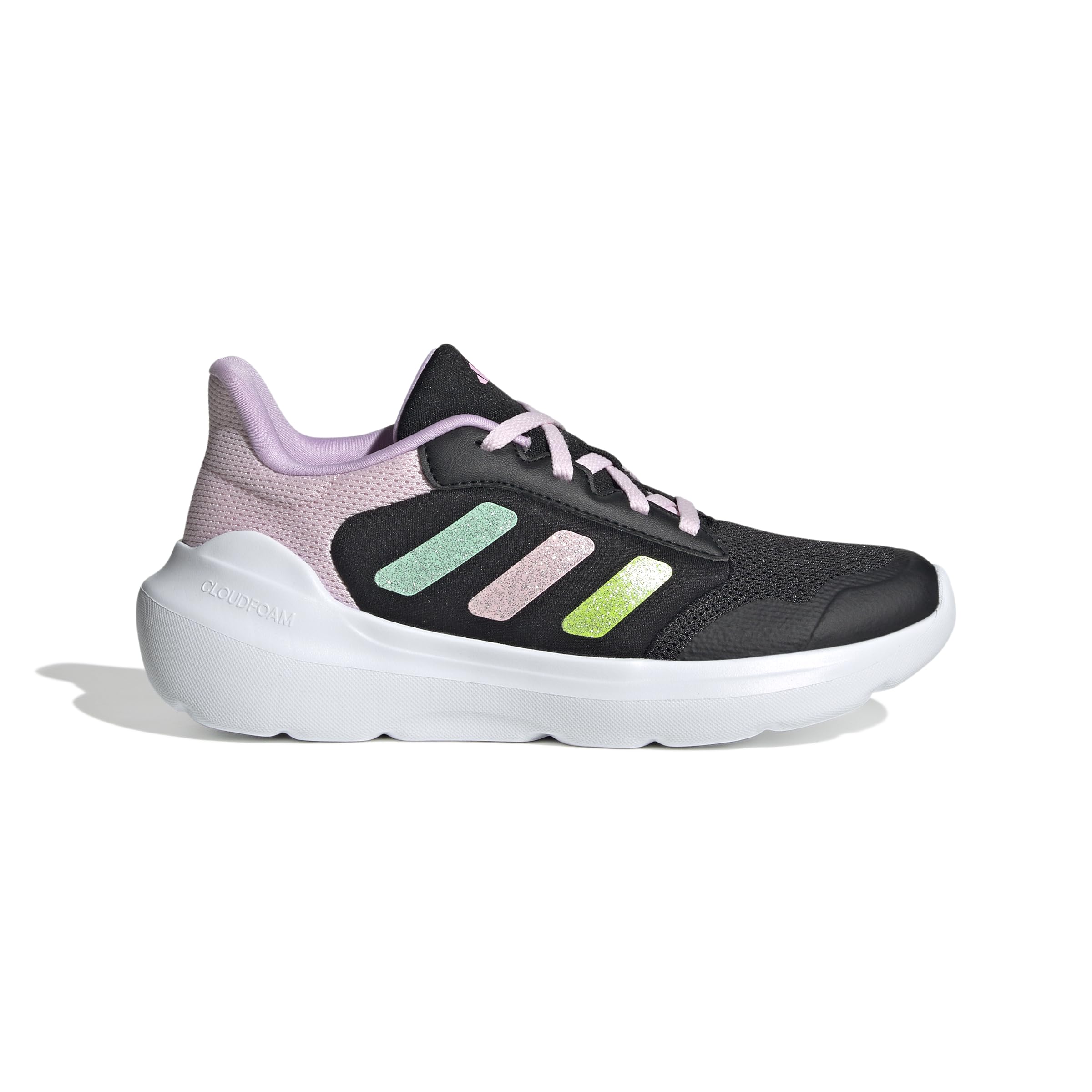 adidas Unisex niños TENSAUR Run 3.0 Shoes Junior, Core Black/Clear Mint/Clear Pink, 39 1/3 EU