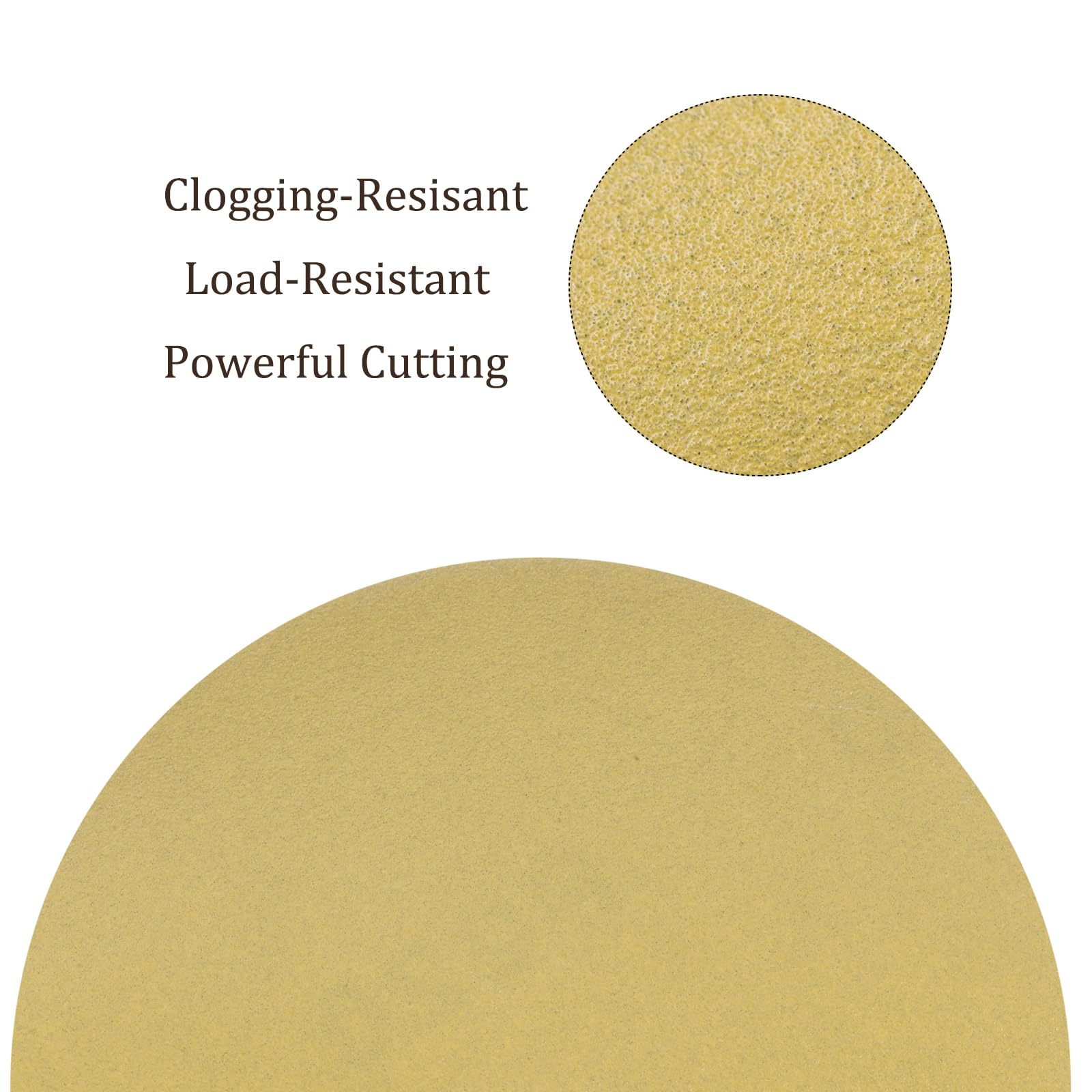 5" Aluminum Oxide Sanding Discs - 50 Pack -5