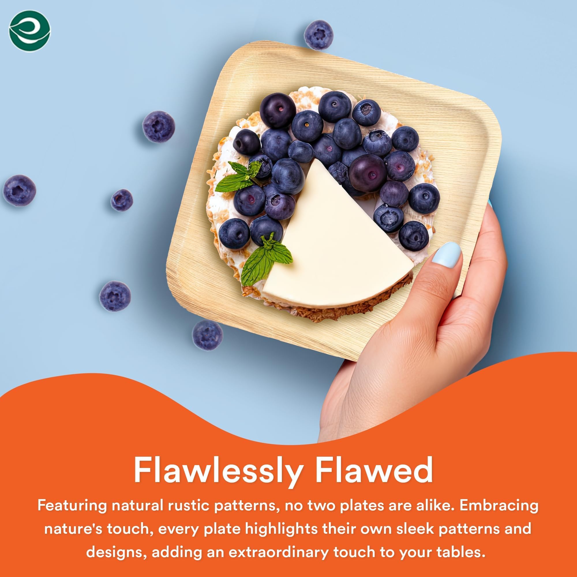 Snapklik.com : ECO SOUL 100 Count Square Palm Leaf Plates Of 6 Inch ...