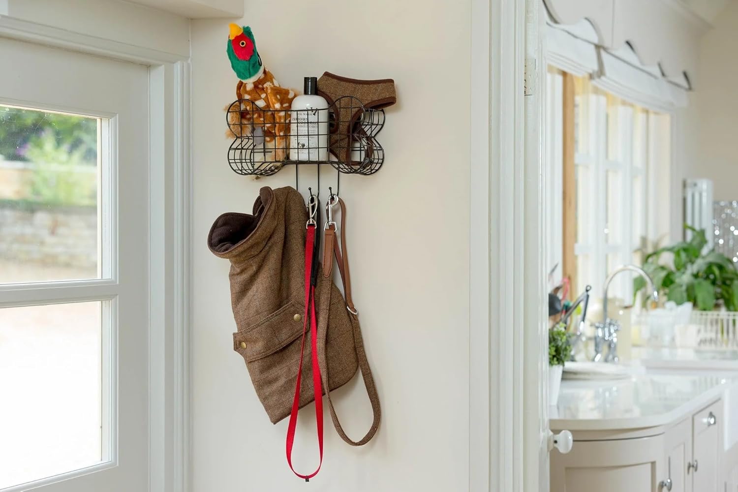 House of Paws Dog Bone Wire Storage Wall Shelf -... 16 House of Paws Dog Bone Wire Storage Wall Shelf -...