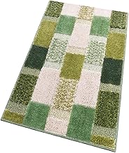 emmevi Tappeto Bagno Soffice Antiscivolo Assorbente Morbido Scendiletto Doccia mod.LILLA 60X120 VERDE