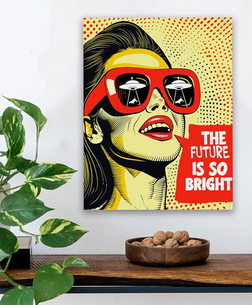 Amazon.com: The Future is So Bright: Vintage Pop Art