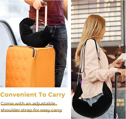 Miniatura 3 de Almohada de viaje rellena con ropa, se transforma en equipaje de mano sin cargos excesivos, se adapta hasta 3 días de artículos esenciales de viaje