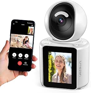 TMEZON Video Pet Dog Camera Indoor Two Way Wireless Security Camera Monitor 1080P with Phone app and Motion Detection,Baby/Elderly/Nanny Audio Calling Device Pan Tilt asin的图片