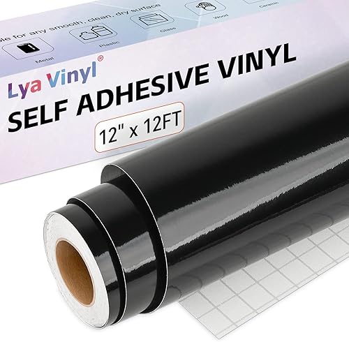 Vista 25 de Lya Vinyl Paquete de 12 vinilos permanentes de color rosa intenso brillante, hojas de vinilo autoadhesivas de 12 x 12 pulgadas para calcomanías