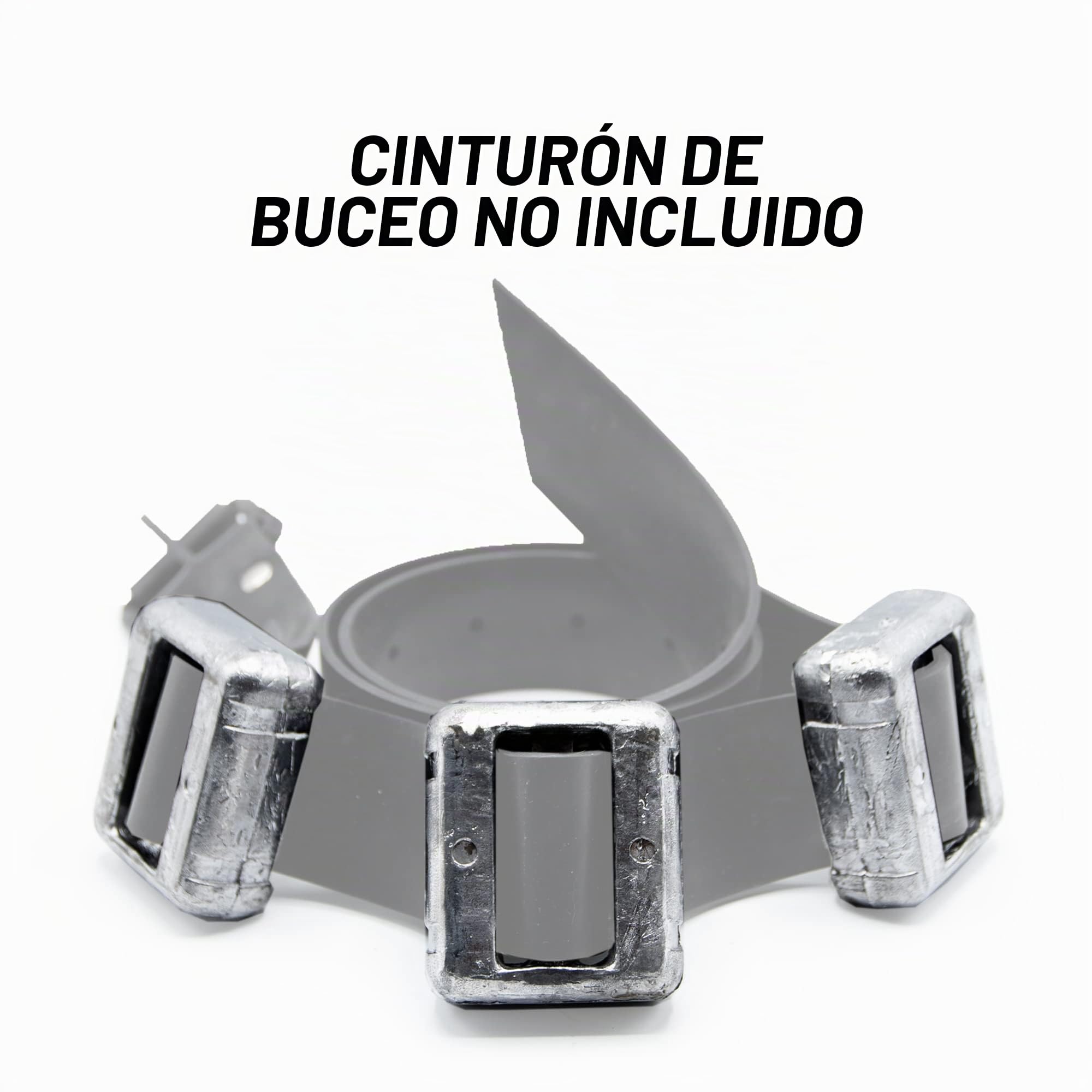 NAMAKA® Plomo Sub lastre Sub para Submarinismo (bucear) de 1 a 6 kg en un Solo Paquete