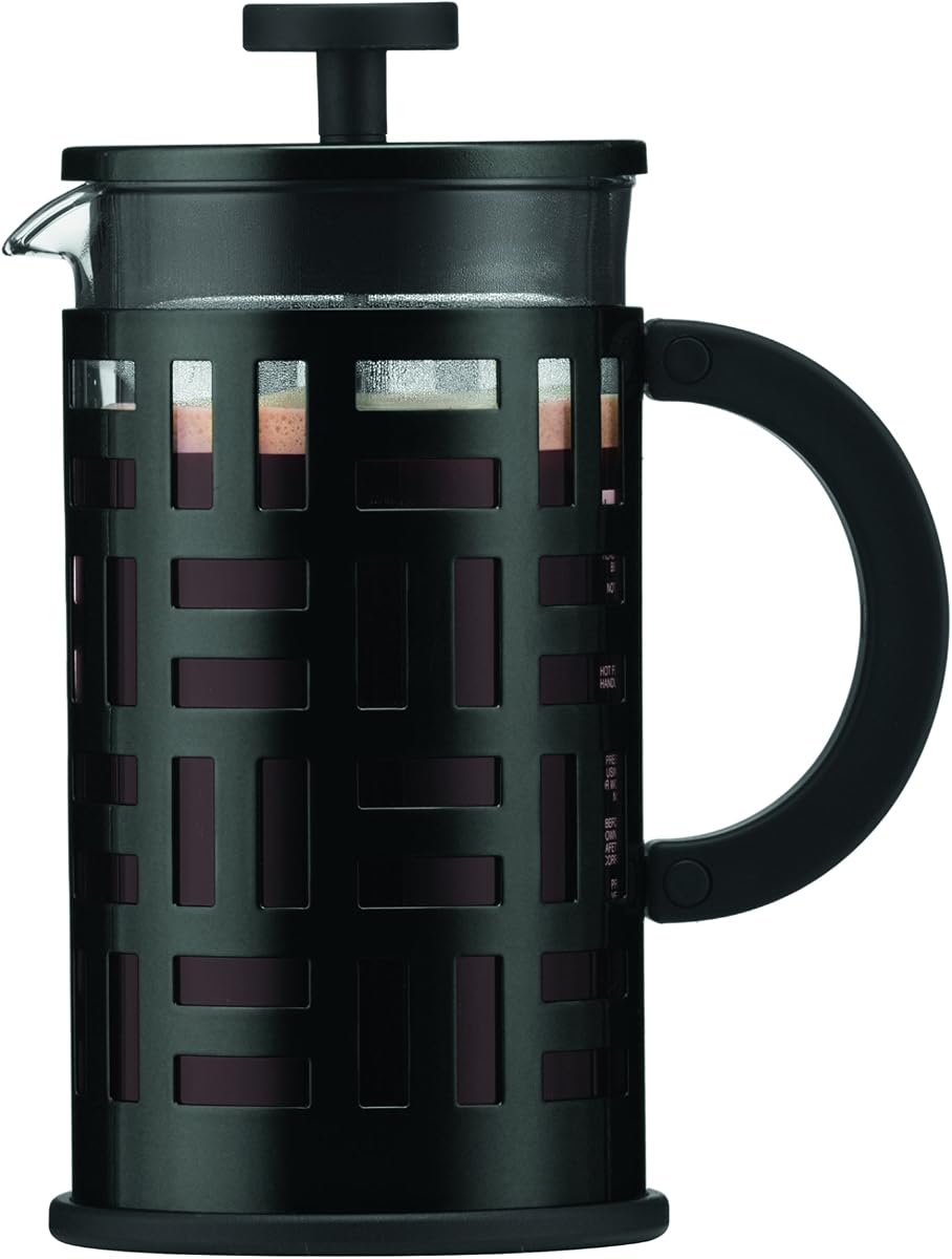 Cafetera Bodum Eileen de 8 tazas, 34 onzas, negra