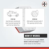 Vista 6 de AutoERASERS™ Esponja de lavado de bicicletas de automóvil para detallar al instante, esponja de limpieza de automóvil antiarañazos, esponjas