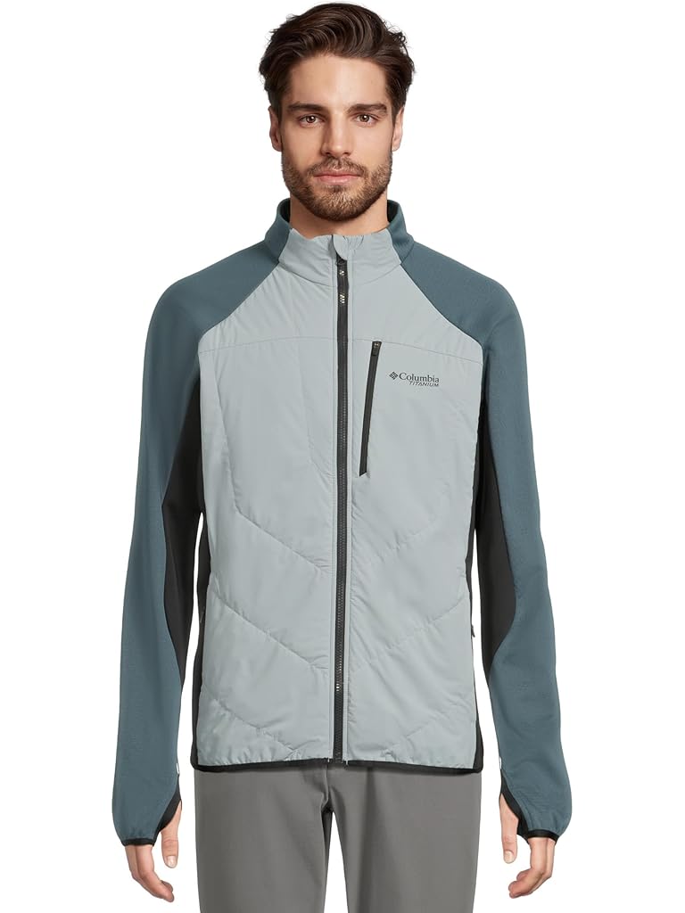 Blue Columbia Arctic Crest Hybrid Full Zip