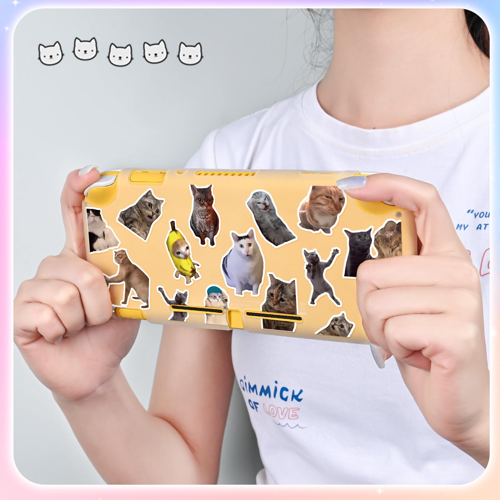 Amazon.co.jp: DLseego Switch Lite ケース 猫meme Switch Lite用