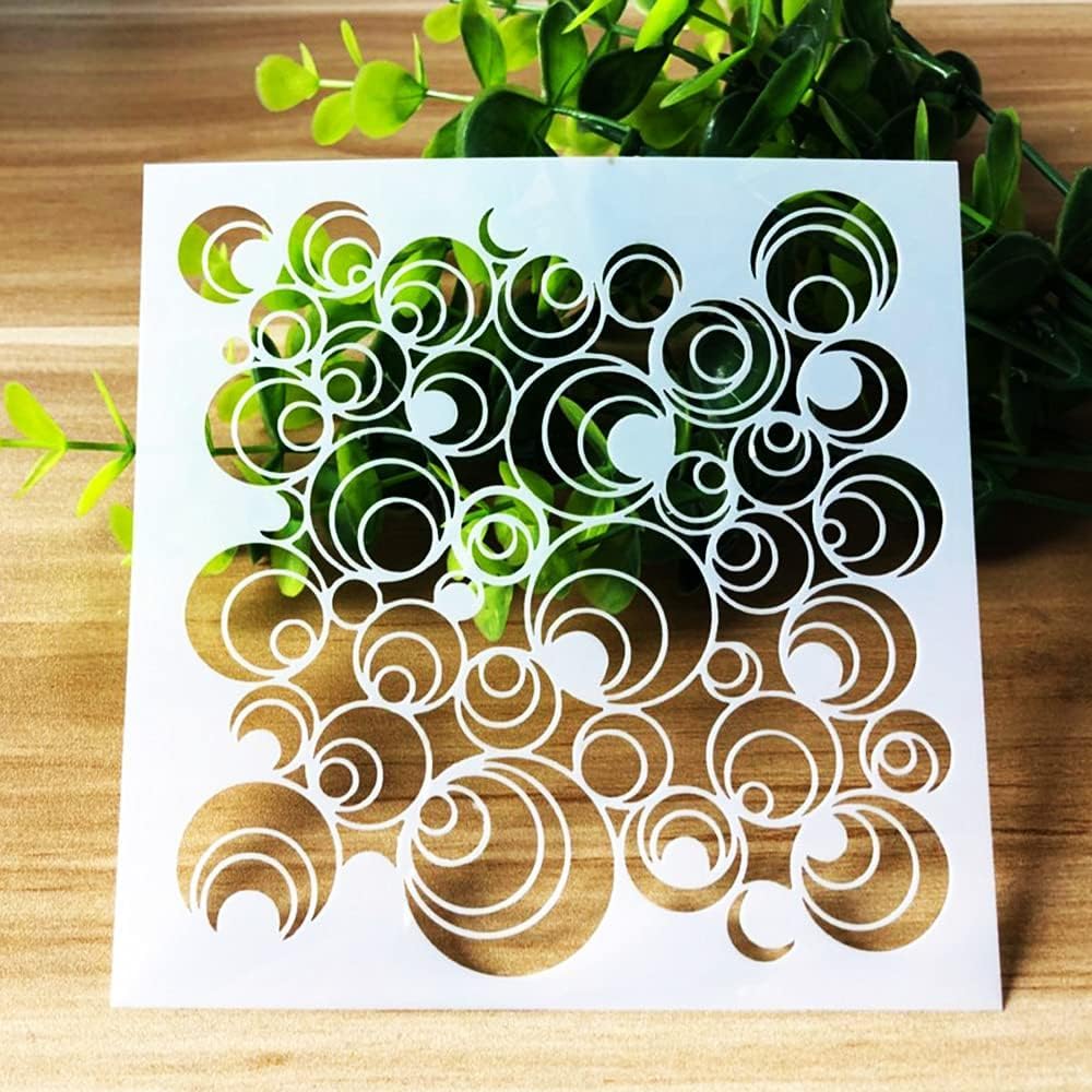 Plantillas De Pintura, Plantillas De Diario, Plantilla De Plantilla De Plantilla De Plantilla, para Diario, Cuaderno, Decoración De álbum, Dibujo Artesanal De Bricolaje, FLO, 9pcs Nature F