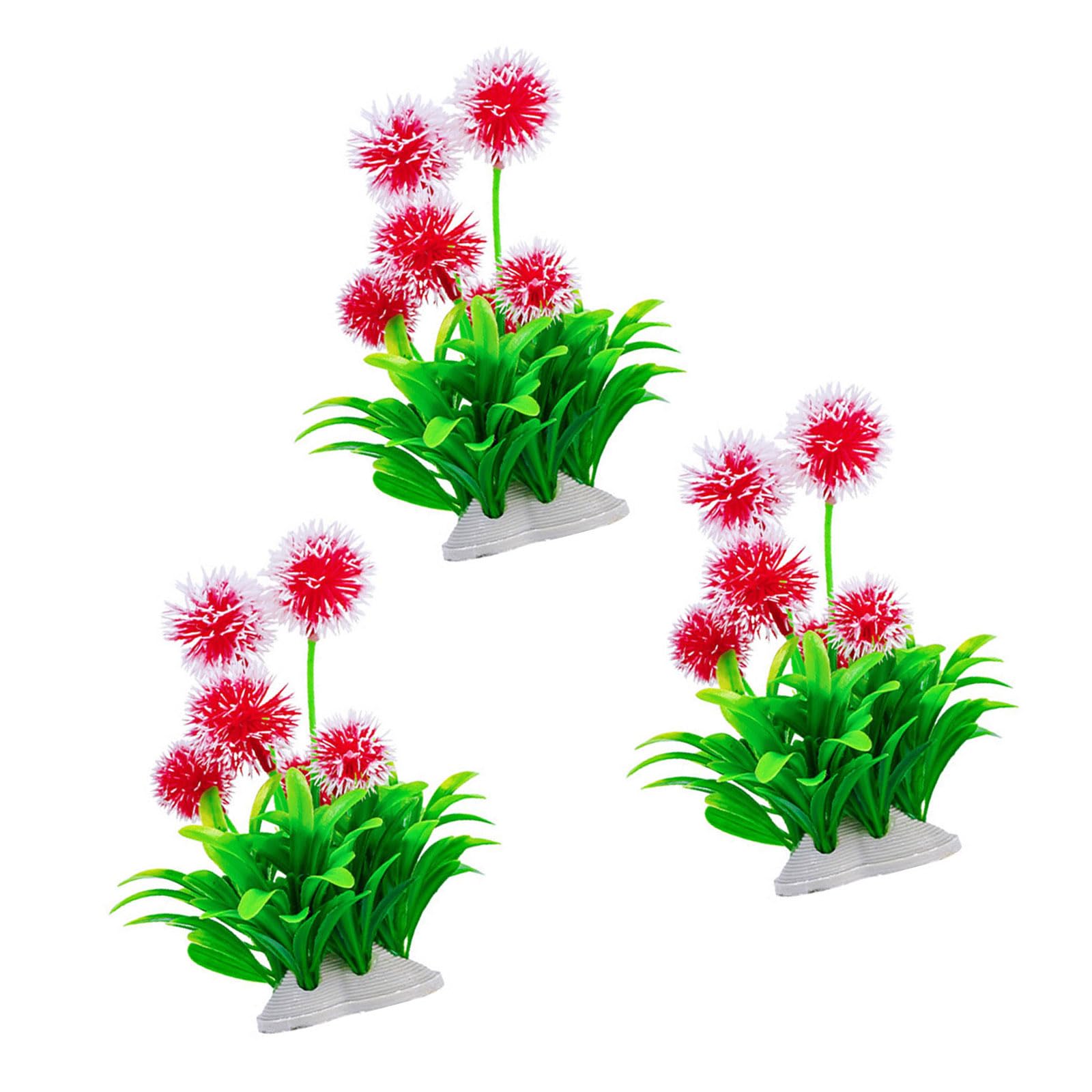 Shntig A 3Pcs Simulation Rtificial Quarium Ornaments Underwater Grass Quariums Ccessories Fish Tanks Decoration Quariums Ccessories