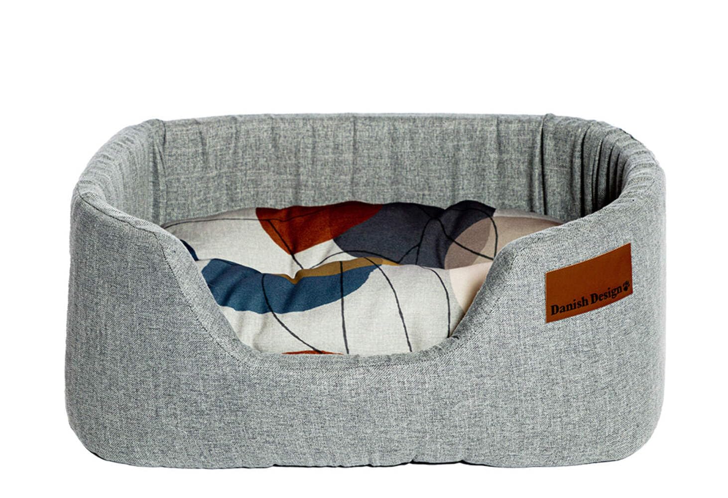 DANISH DESIGN COLOUR BLOCK LUX SLUMBER BED 24"" 30"" 35"" : Dog Hypoallergenic Nest