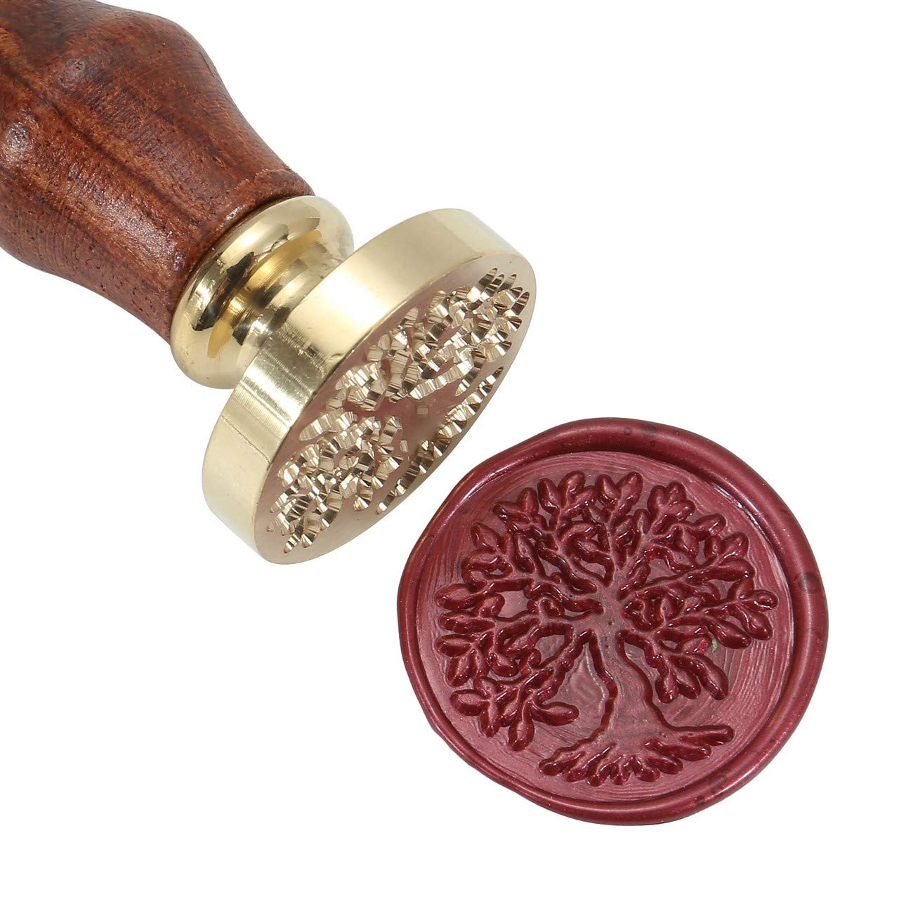 Wax Seal Stamp Kit, Yoption Classic Vintage Seal Wax Stamp Set, Retro Seal Stamps Maker Gift Box Set (Tree of Life 2) 3