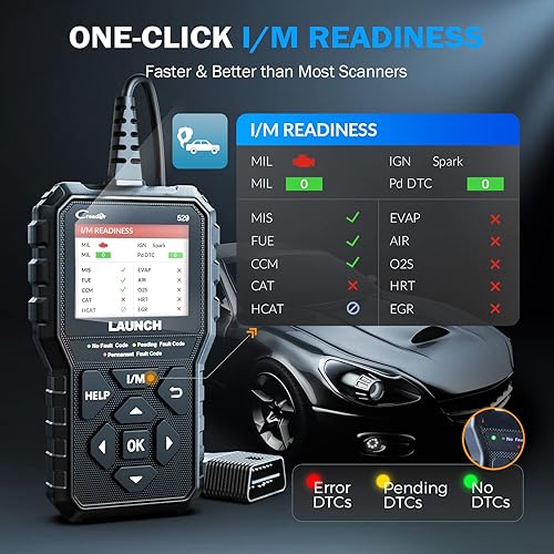 Miniatura 3 de LAUNCH Herramienta de diagnóstico del escáner CR529 OBD2, escáner OBD2 completo para coche, actualización gratuita de por vida. lector de código de