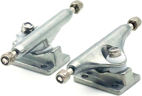 RACOFSB Camiones de diapasón 1.339 in Professional Eureka 3.0 versión con buje profesional y copa de pivote (blanco)