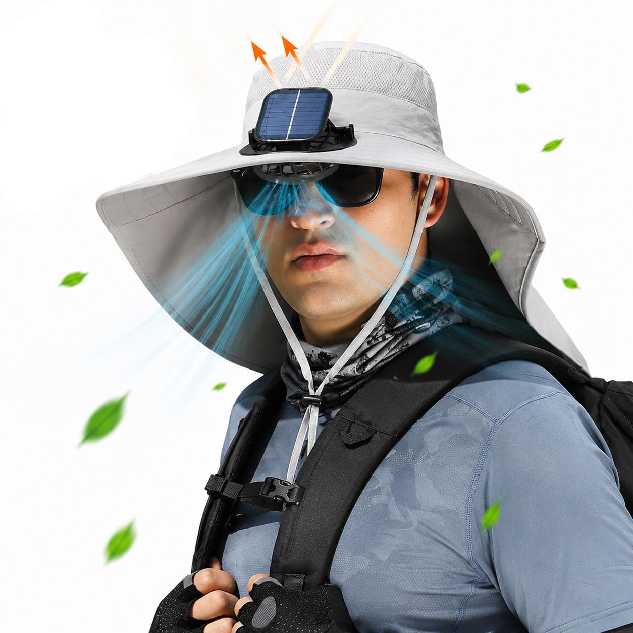 Chapeau de soleil à大宽边防晒 2026 football ventilateur solaire contre la chaleur