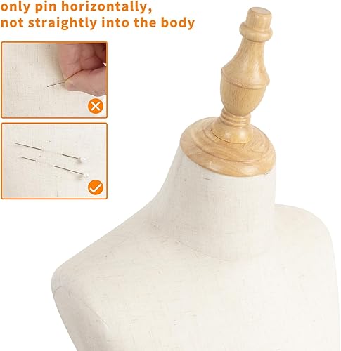 Miniatura 3 de Maniquí para niños con soporte de madera, altura ajustable, ligero y portátil, se adapta a todo tipo de ropa, de 10 a 11 años