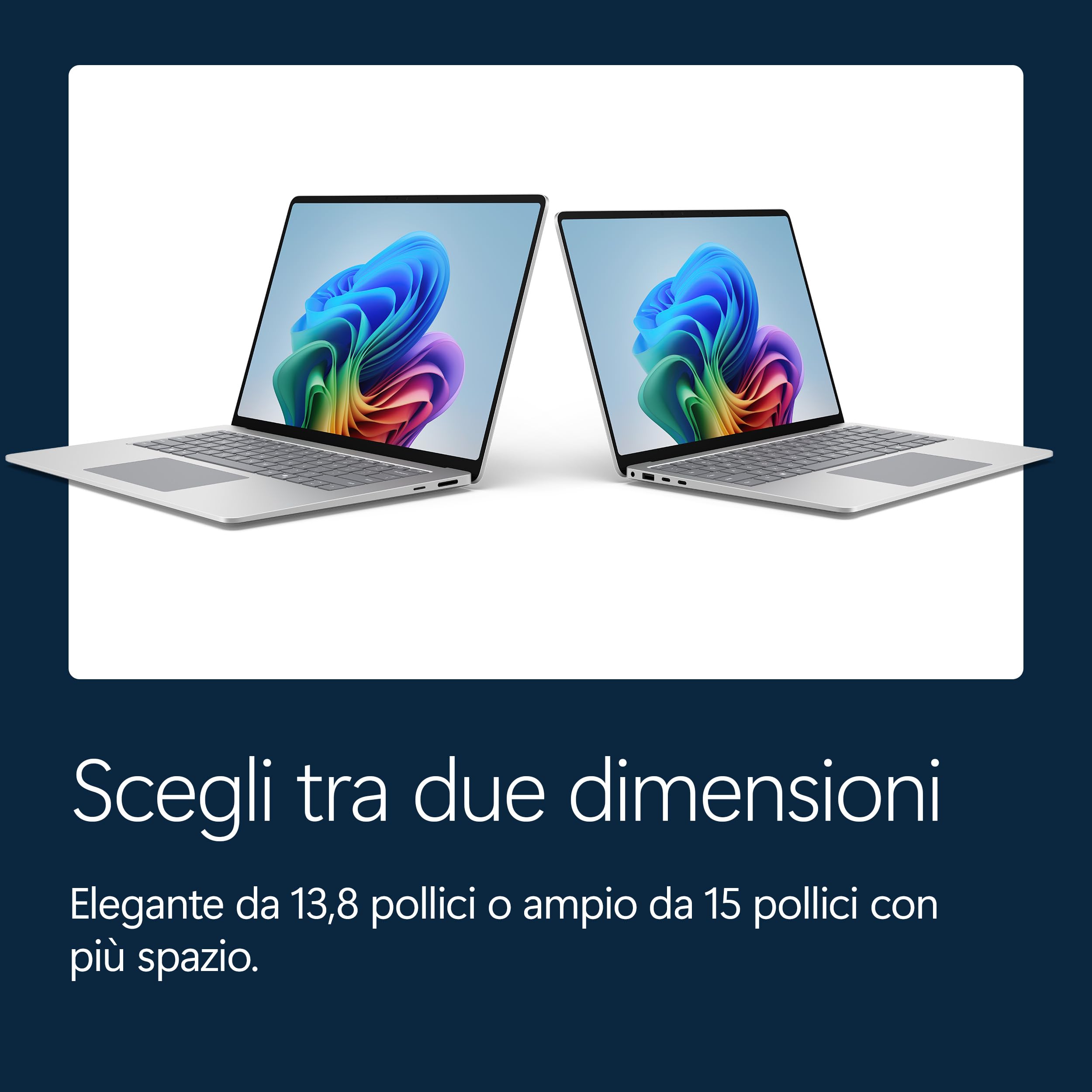 Microsoft Surface Laptop, 15" | Snapdragon X2 Elite | 16GB RAM, 1TB SSD | 15" LCD Touchscreen | Copilot+ PC | Platino | Windows 11 Home | Ultimo modello (8ª edizione)