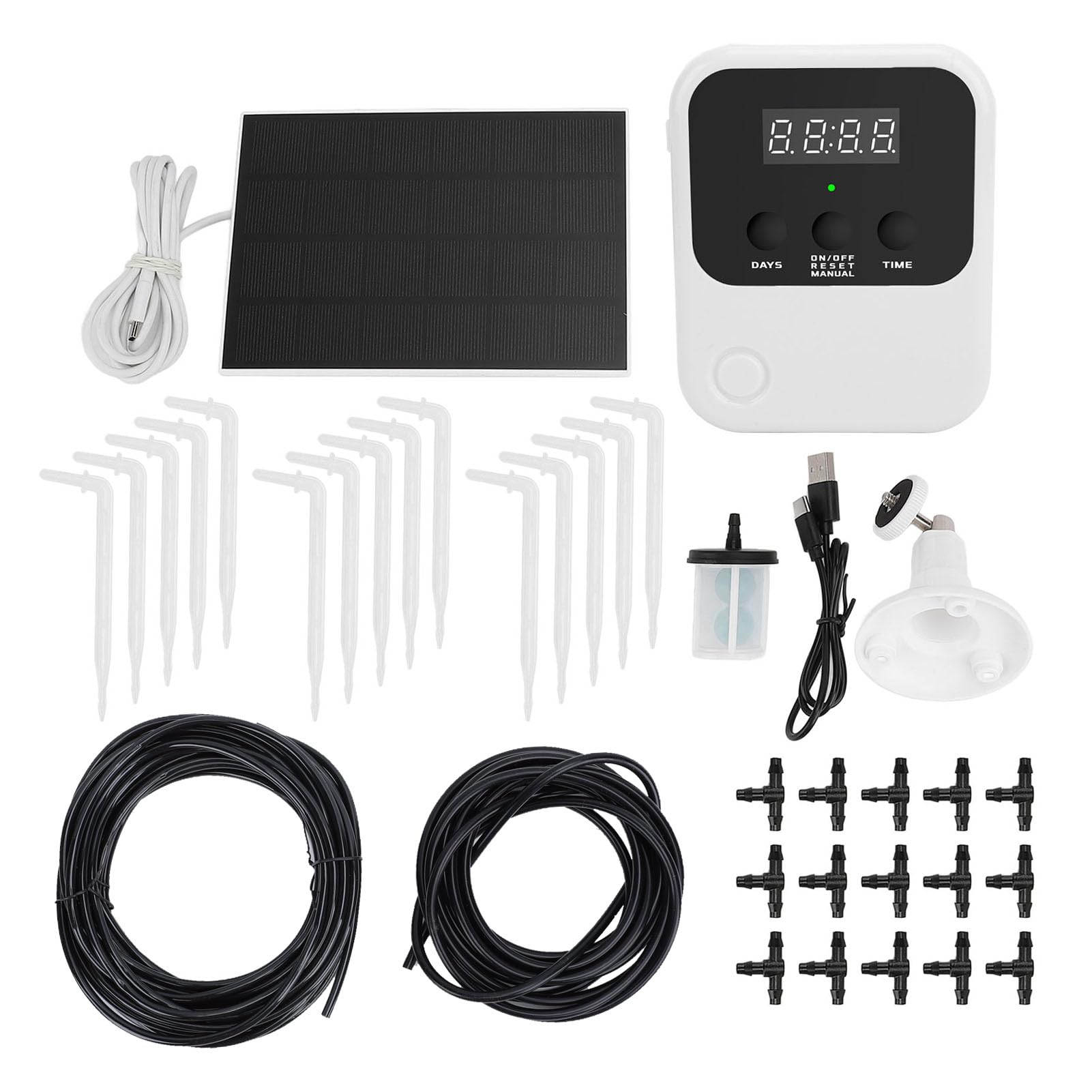Système D'arrosage Automatique Solaire 15 Pots Batterie 2000mAh