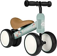 Vista 13 de Retrospec Cricket - Bicicleta de equilibrio para bebés con 4 ruedas para edades de 12 a 24 meses - Juguetes para bebés y niños pequeños de 1 año