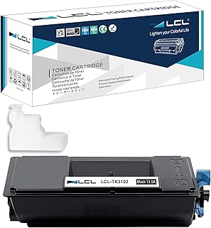 LCL Compatible for Kyocera TK3102 TK-3102 1T02MS0US0 (1-Pack, Black) Toner Cartridge for Kyocera Ecosys M3540idn M3040idn Mita FS-2100DN FS-2100D