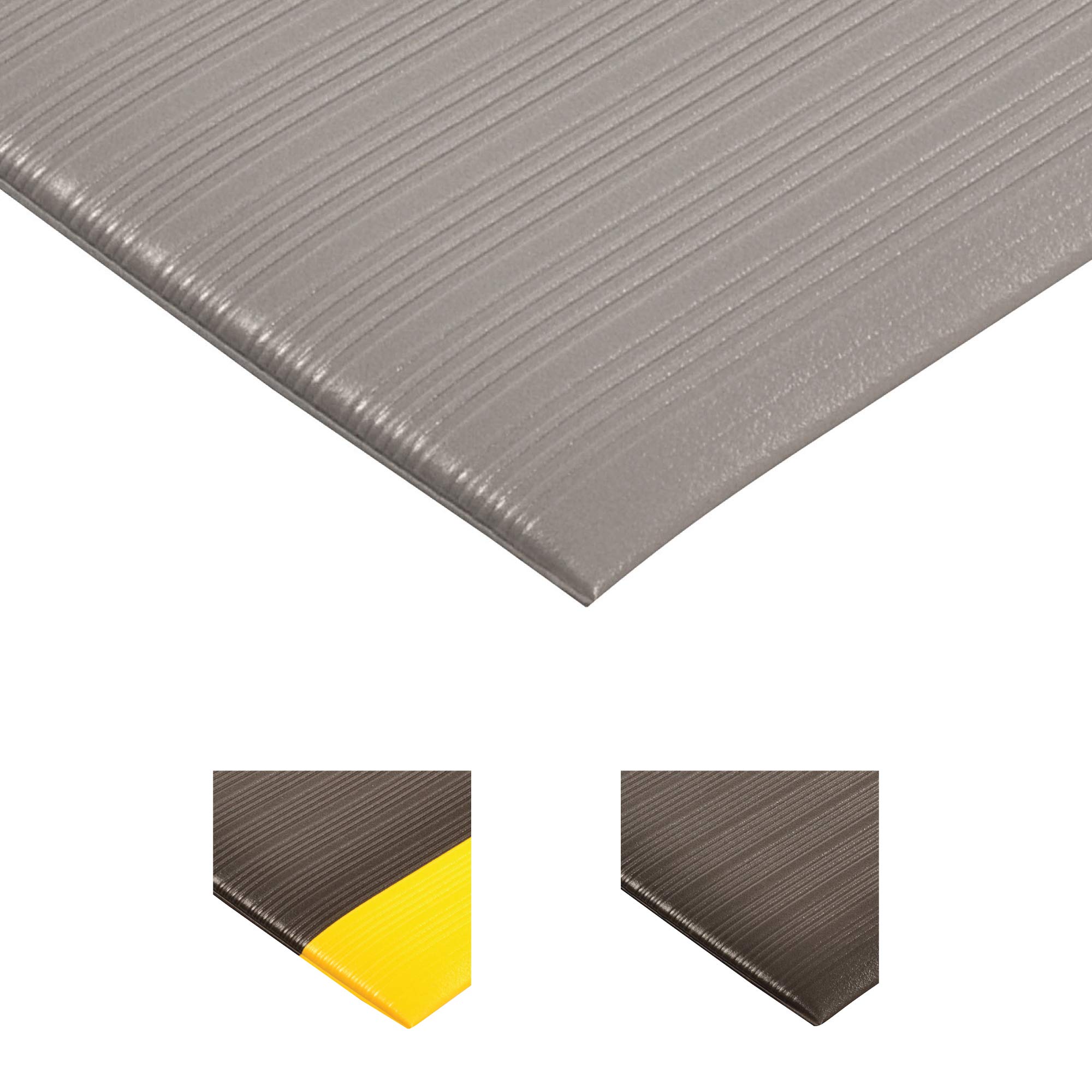 Notrax - 410R0336GY NoTrax 410 Airug Anti-Fatigue Workstation Mat, 3' X 60' Gray