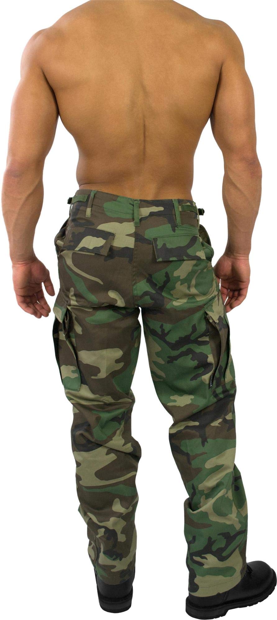 US Rangerhose Freizeithose Rangerhose BDU Style Woodland L