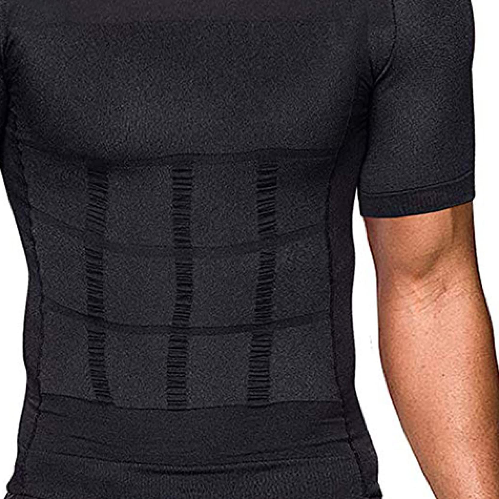 Camicie a Compressione Fitness per Uomo Canottiere Body Dimagrante Body Shaper Canotta Senza Cuciture Intimo per Palestra