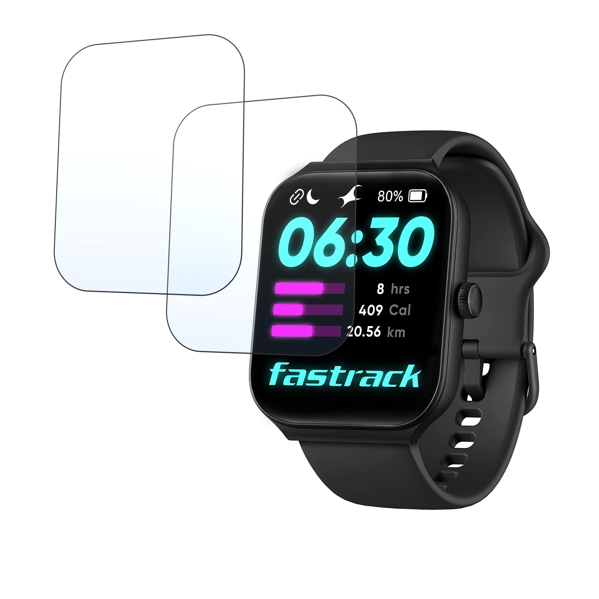 DVTECH® (Pack of 02 Protective Ultra Clear Unbreakable Smartwatch Screen Protector for Fastrack FS1 Smart Watch (Not a Tempered glass) (B0C45YWLXV) Amazon Price History, Amazon Price Tracker