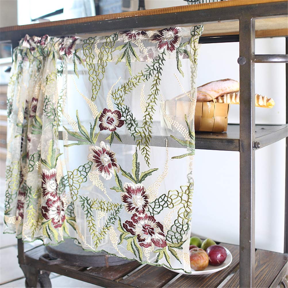 Krótkie zasłony, Zasłona Sheer Valance(W x H 90x57cm)
