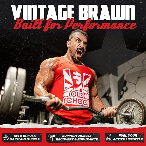 Miniatura 3 de Brawn Vintage – Polvo de proteína para desarrollo muscular. La primera proteína triple aislada de huevo, leche (suero y caseína) y carne de vacuno