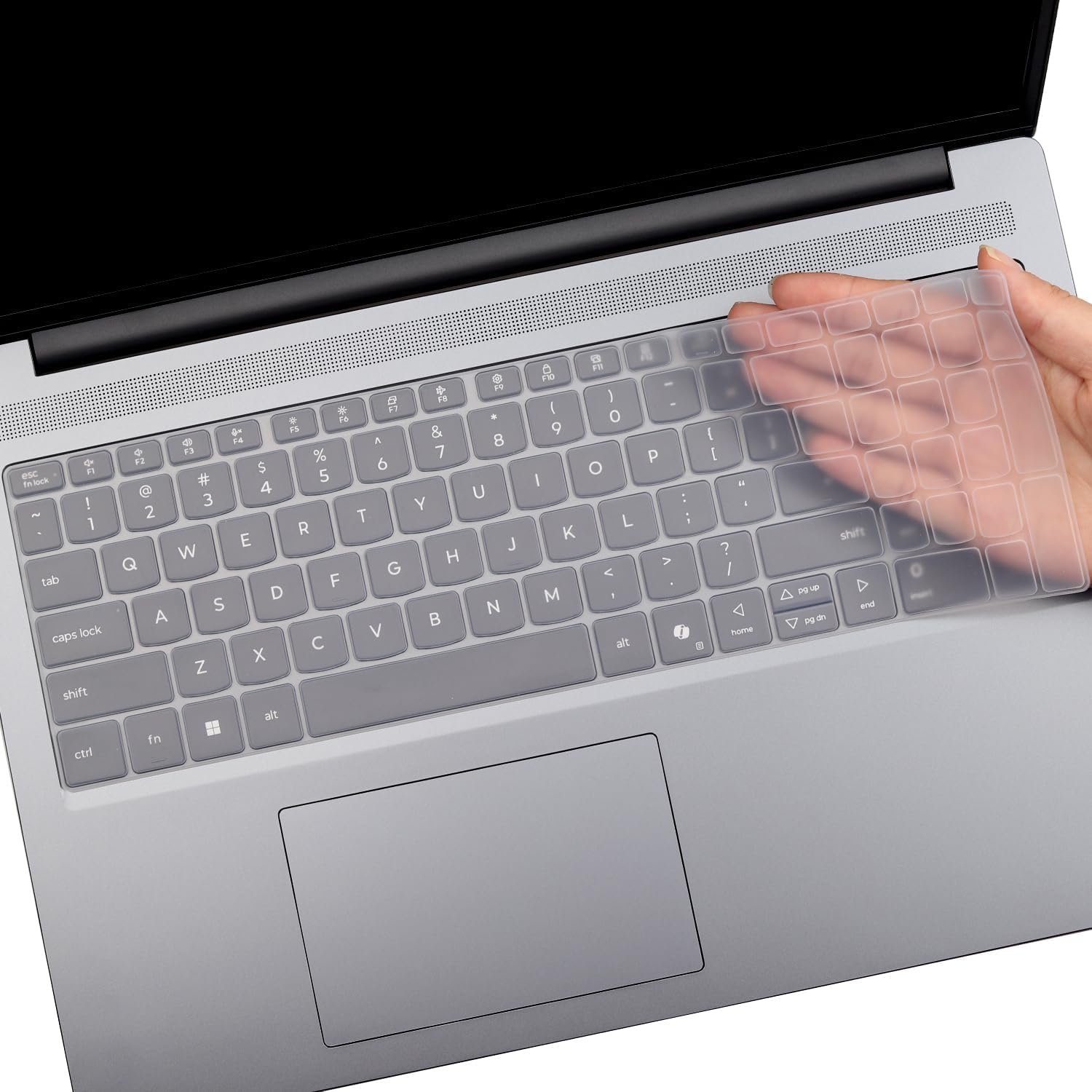RAYA Silicone Keyboard Cover for 2025-2026 Lenovo Ideapad Slim3/3i/3x & Slim5/5i Gen10 15.3inch / 15.6inch / 16inch Laptops [83N3002QIN / 83K100C6IN / 83K100CJIN / 83KA0048IN] (Transparent)