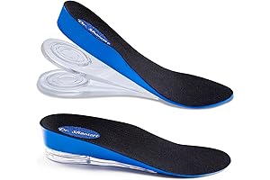 Dr. Shoesert Adjustable Elevator Insoles for Height Increase