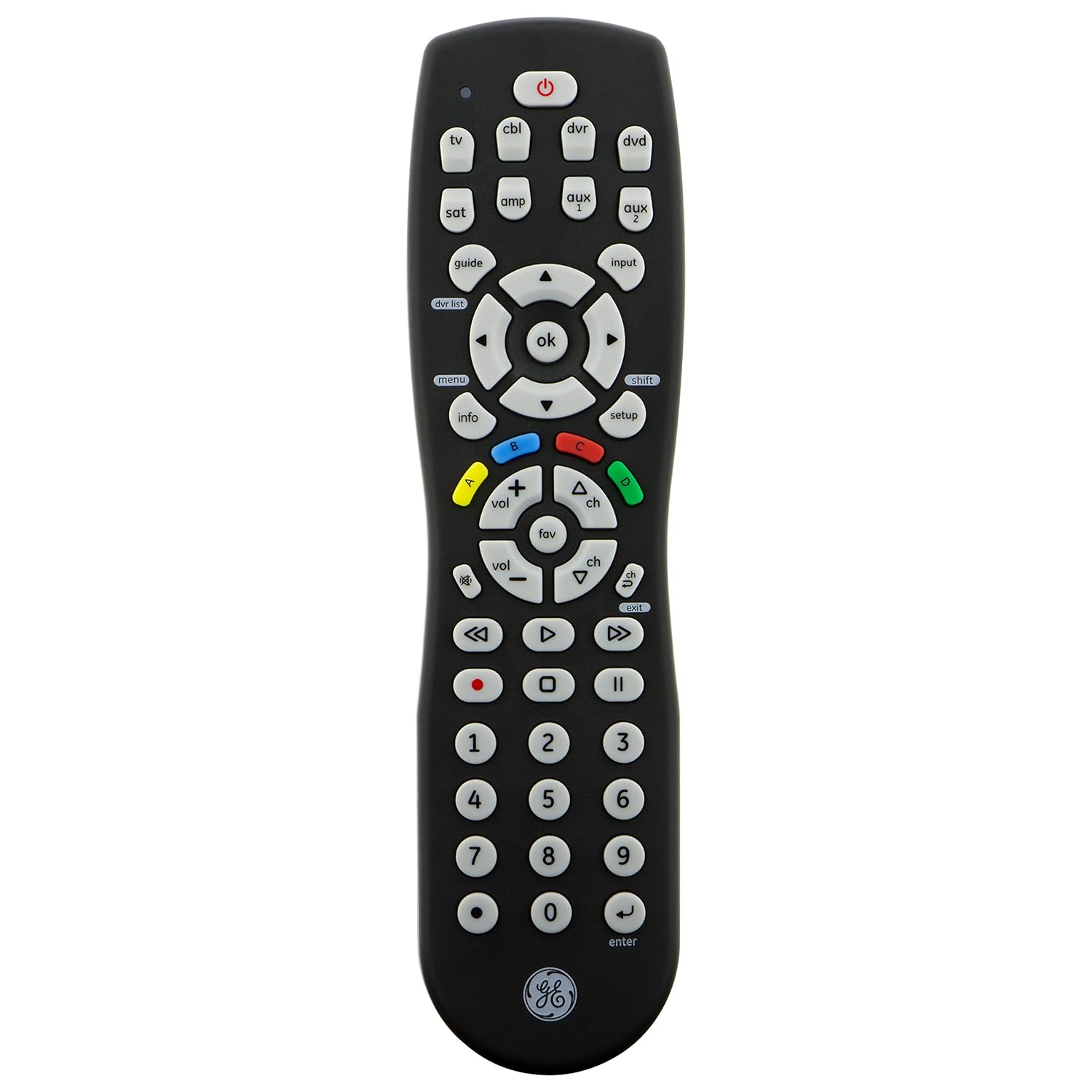 Buy GE 24927 8Device Universal Remote Control, Black, Compatible with