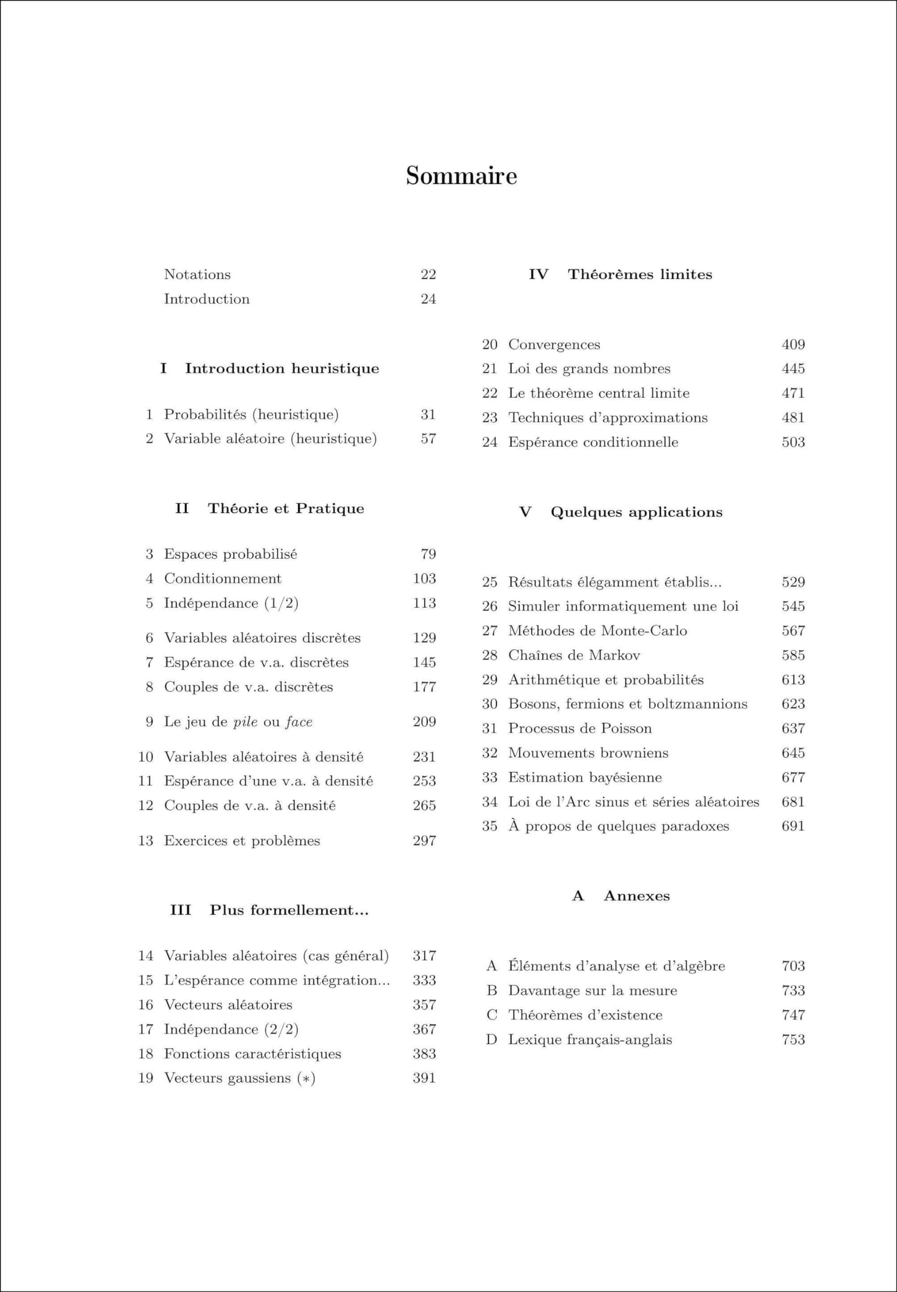 Probabilités pour les non-probabilistes