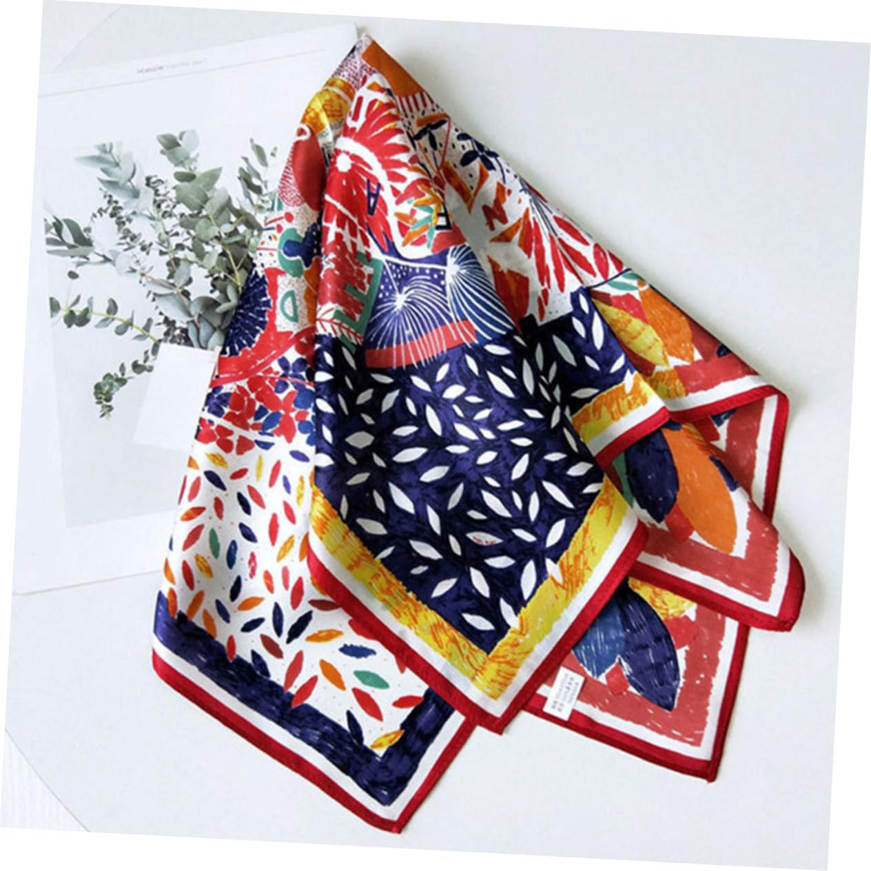 GALPADA 3piezas Bufanda De Seda Para Mujer De Moda De Verano y Pañuelo De Elegante Accesorio Para y Ocasiones Especiales