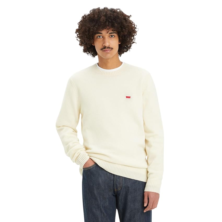 Levi's Original HM Sweater Pullover, Cloud Cream, S Uomo