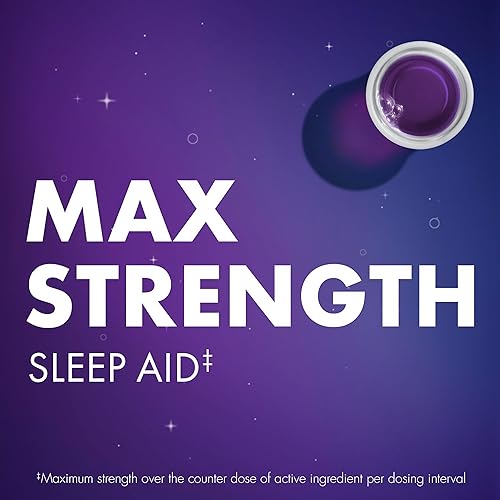 Miniatura 2 de ZzzQuil, Líquido de ayuda para dormir nocturno, 50 mg de difenhidramina HCl, marca No.1 para dormir rápido, sin hábito, sabor a bayas cálidas, 6