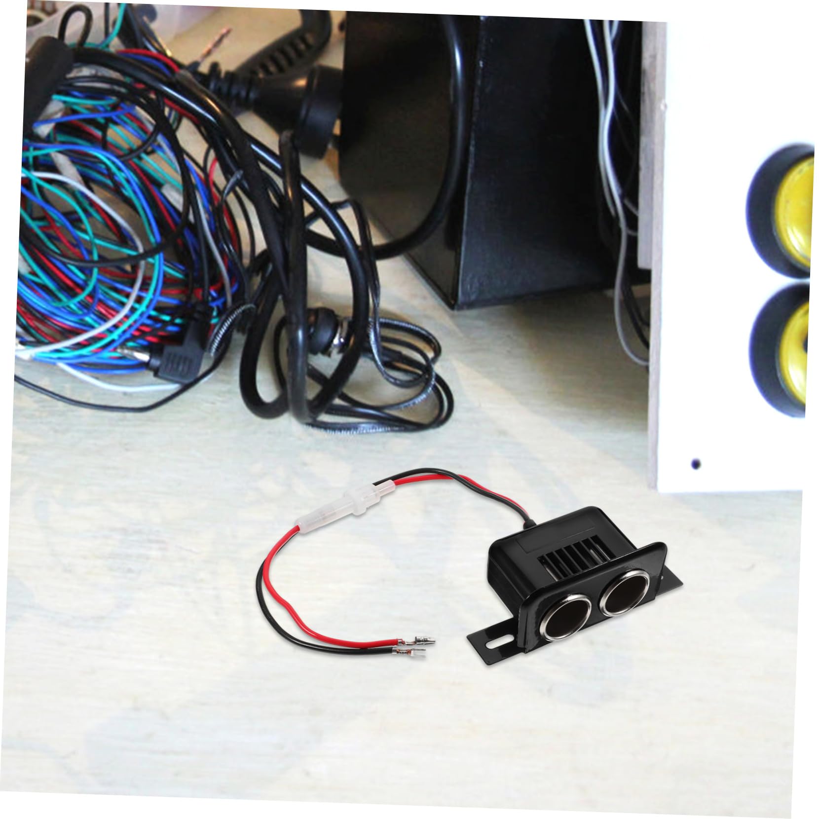 Gatuida 5pièces Adaptateur De Prise Allume- Pour Voiture Multiprise Allume- Chargeur Usb Pour Accessoires Auto Prise Universelle Et Facile à Installer